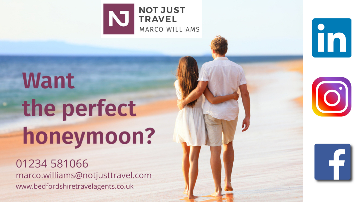Marco Williams - Not Just Travel Marco Williams - Not Just Travel - Honeymoon - Bedford - Bedfordshire