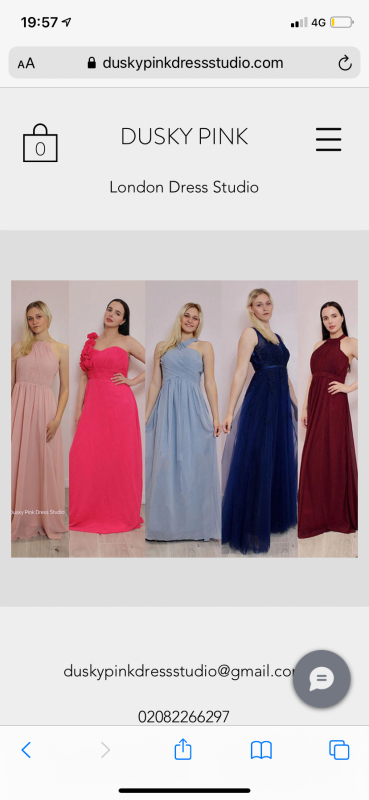 Dusky Pink Dress Studio London  - Wedding Dress / Fashion - London - Greater London