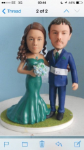 Out Cake Topper