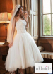 Katie - Timeless Chic 1950s Inspired Tea Length Wedding Dress Pearl and Tulle Dropped Waist.jpg