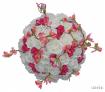 Delightful Ivory Rose Bridal Bouquet with Silk Pink Cherry Blossom  77.50 sarahsflowers.co.uk.jpg