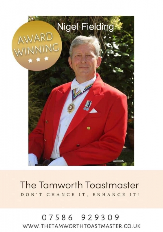 Nigel Fielding-The Tamworth Toastmaster Nigel Fielding-The Tamworth Toastmaster - Toastmasters - Tamworth - Staffordshire
