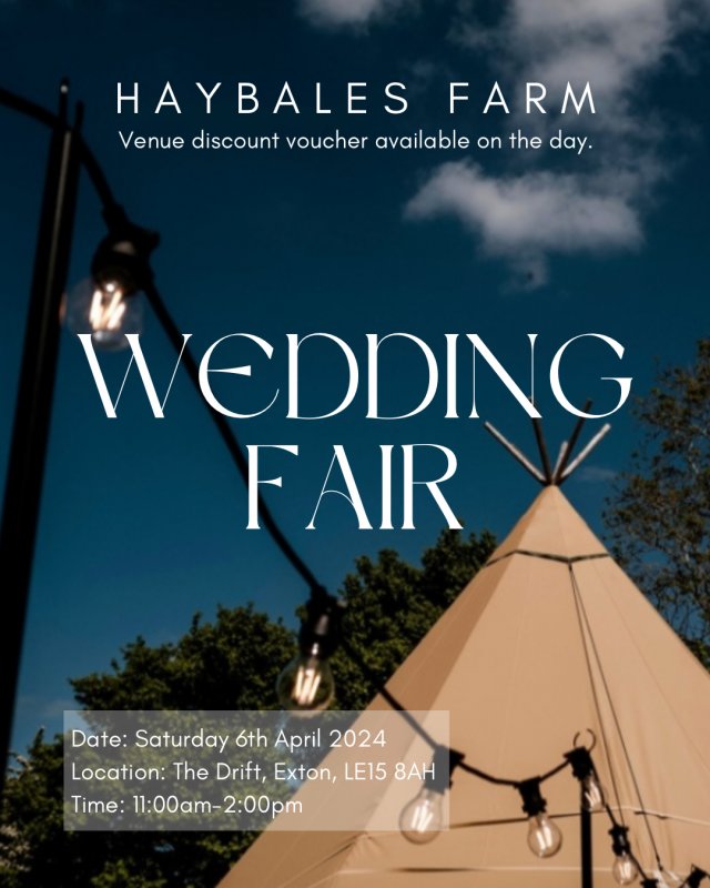 Thumbnail image for Haybales Farm Wedding Fair 11am-2pm