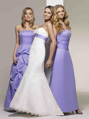 Berketex will provide beautiful dresses for your bridesmaids.