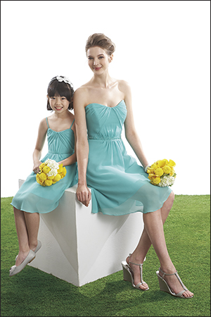 Whatever age your bridesmaids may be, Fab Frocks's range has styles to suit everyone.