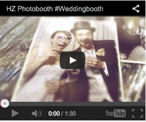 HZ Photobooth's wedding photobooths.