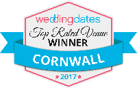 Top Rated Wedding Venue In Cornwall 2017