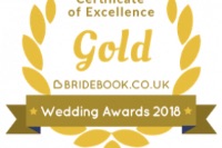 Bridebook Gold Award 2018.