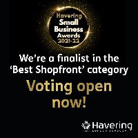 Havering Small Business Awards 2021/22 'Best Shopfront' Category' Finalist