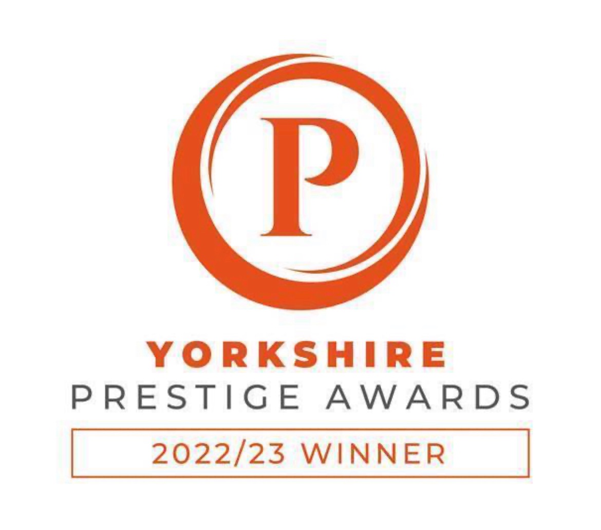 Winner of the Yorkshire Prestige Event & Entertainment Business of the the year 2022/23