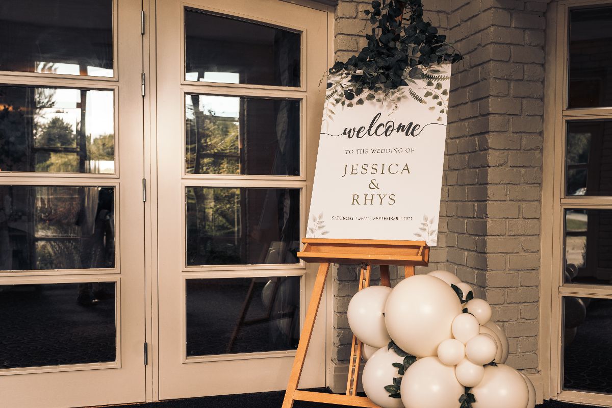 The vintage detailing of the decorations twinned perfectly with the look of the venue at Jessica and Rhys wedding which was hosted at Lion Quays Resort in Shropshire.