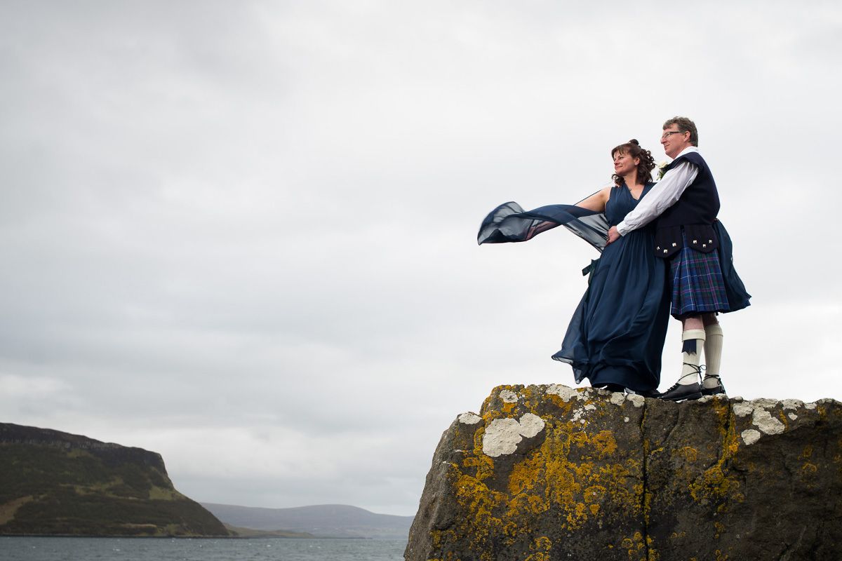 The misty Isle of Skye is a wonderful place to elope!