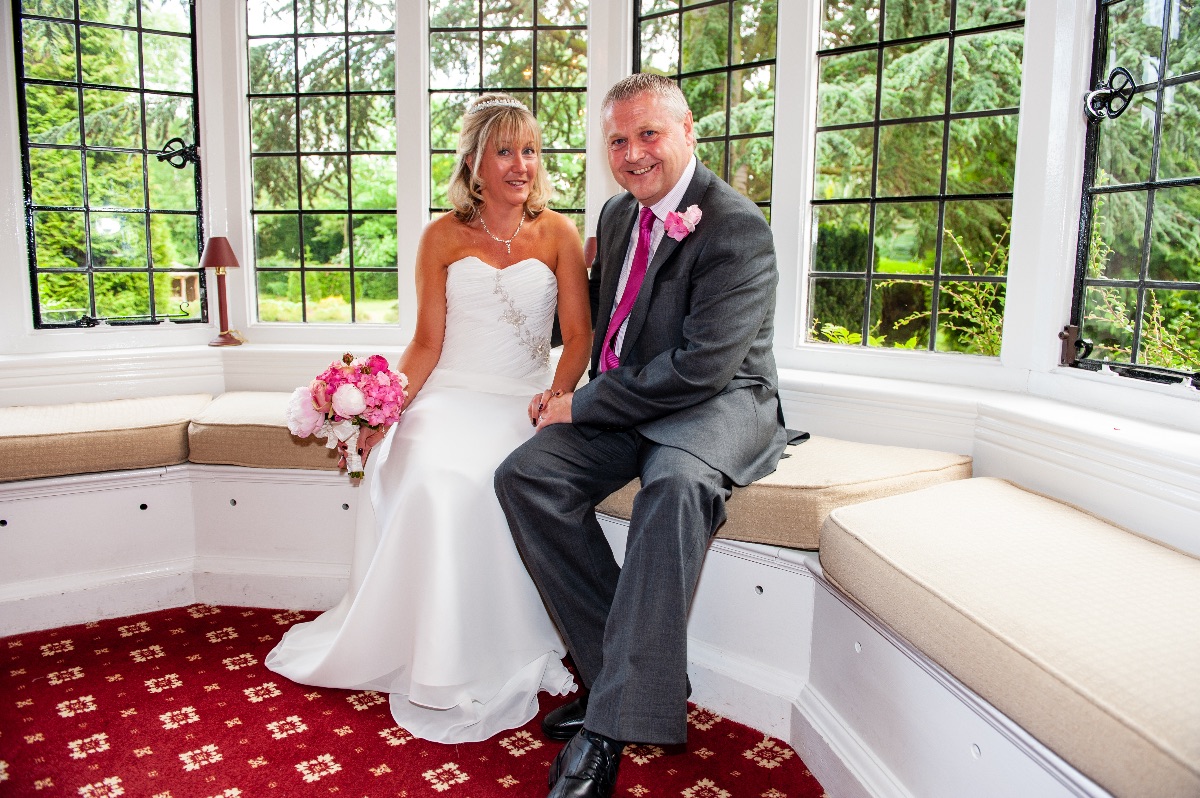 A Beautiful informal image captured of the Bride and Groom following their Registrar Ceremony.