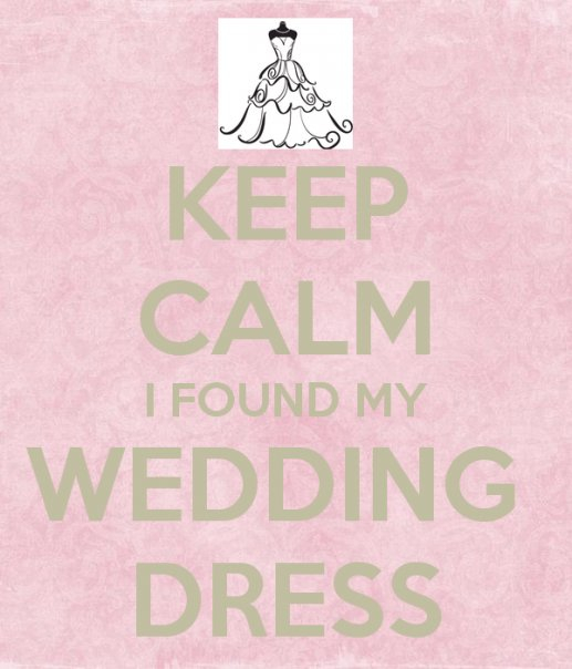 I found on sale my wedding dress