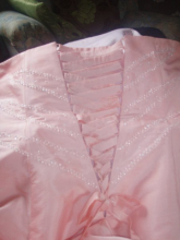 the lace up back and detailing