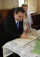 Signing the Register
