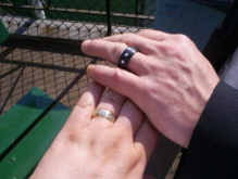 our wedding rings 