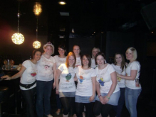 All of us before salsa dancing began