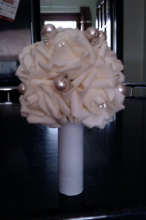 Cut the tube to the correct size and slide over the stems.