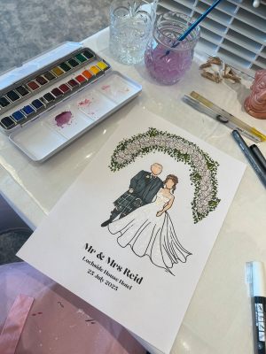 Aimee Monet Illustrations - Entertainment - Greenock - Renfrewshire