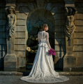 Bride in Water Gardens 