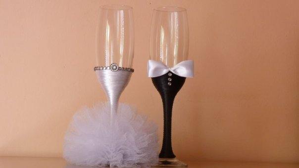 Wedding Forum Bride And Groom Champagne Flutes