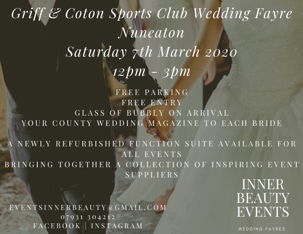 Inner Beauty Events - Wedding Fairs - Nuneaton - Warwickshire