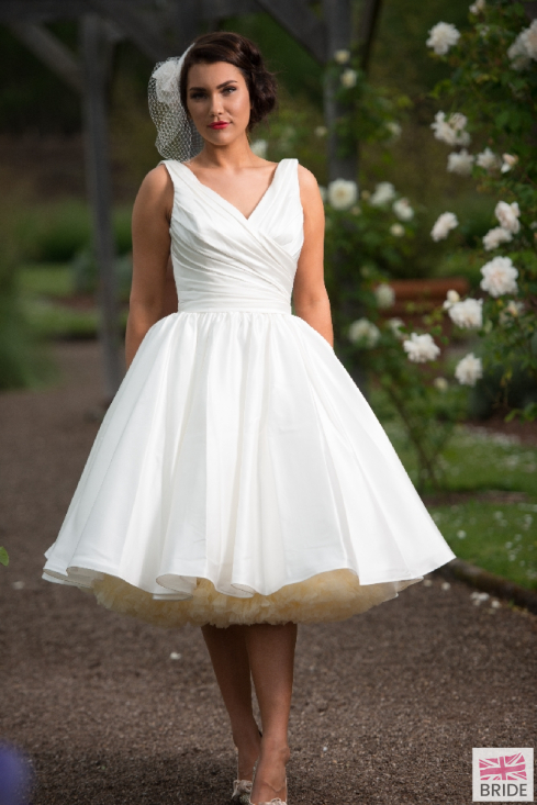 Timeless Chic Betsy Tea Length Satin Vintage 1950s 60s Wedding Dress  (1)-1-4.png