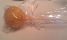 The Cake Pop Favours 