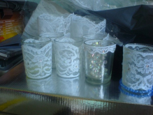 some wedding centre candles only 72 to go