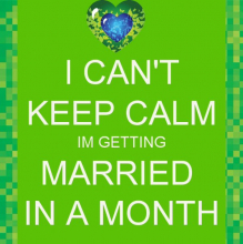 One Month till I'm Mrs Deaton