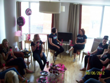 My ladies having lunch...