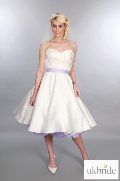 Elizabeth SatinTimeless Chic 1950s Style Wedding Dress Ruched Bodice Full Skirt Vintage Style (2).JPG