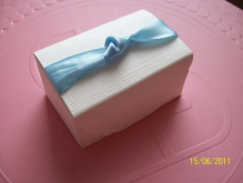 Original box with alternative ribbon