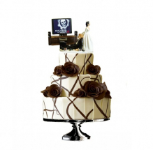chocolate flower cake and topper.jpg