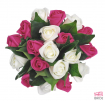 Classic Bridesmaids Bouquet with Mixed Bud Foam Roses  39.00 sarahsflowers.co.uk.jpg