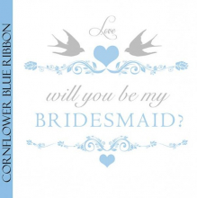 Card For Asking To Be Bridesmaid