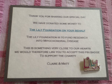 charity cards for guests