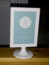 table numbers