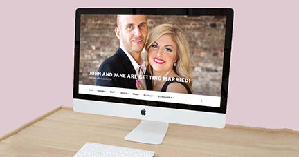 Gallery Item 1 for Simple Wedding Websites