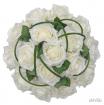 Bridesmaids Bouquet Handmade with Ivory Roses & Loops of Bear Grass  37.45 sarahsflowers.co.uk.jpg