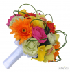 Brides Mixed Colour Orchid, Rose, Gerbera & Calla Lily Wedding Bouquet 2  88.95 sarahsflowers.co.uk.jpg