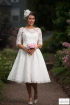 Timeless Chic Mae Mid Waist Lace Tea Length Vintage Wedding Dress Sleeves (12)-1-4.png