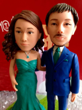 Mr & Mrs Deaton Cake Topper