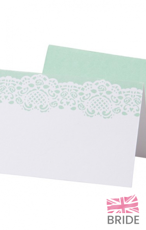 MINTGREENPLACECARDSETOF10for2.50TheWeddingofmyDreams.jpg