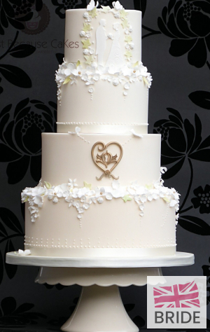 Ivory with White Blossoms Wedding Cake.jpg