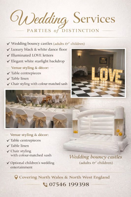 PARTIES OF DISTINCTION - Entertainment - Wrexham - Denbighshire