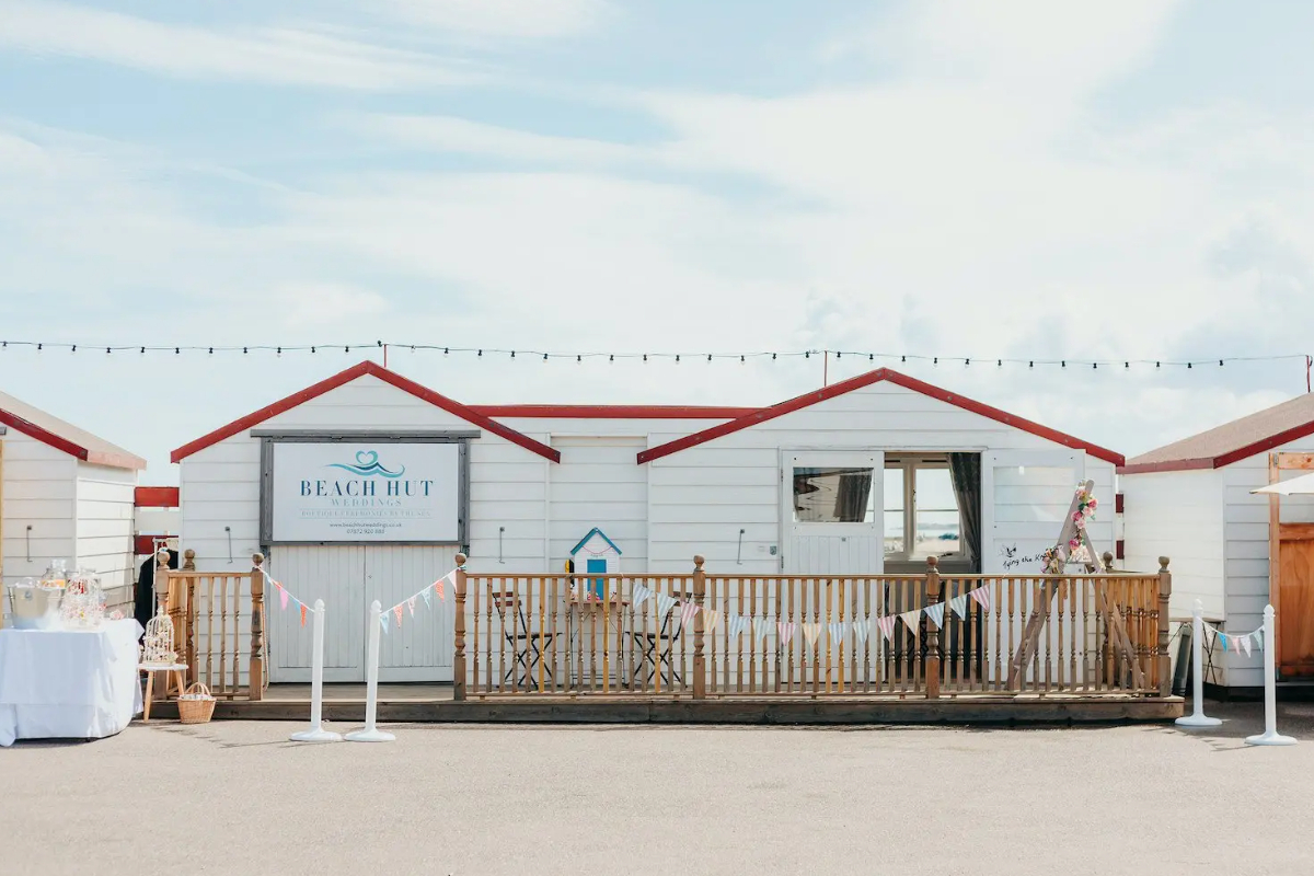 Wedding Venue in Herne Bay, Beach Hut Weddings UKbride