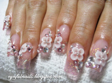 99257_acrylic bridal pink confetti glitter w blings n flowers1.jpg