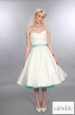Elizabeth Satin Timeless Chic 1950s Style Wedding Dress Ruched Bodice Full Skirt Vintage Style1.JPG